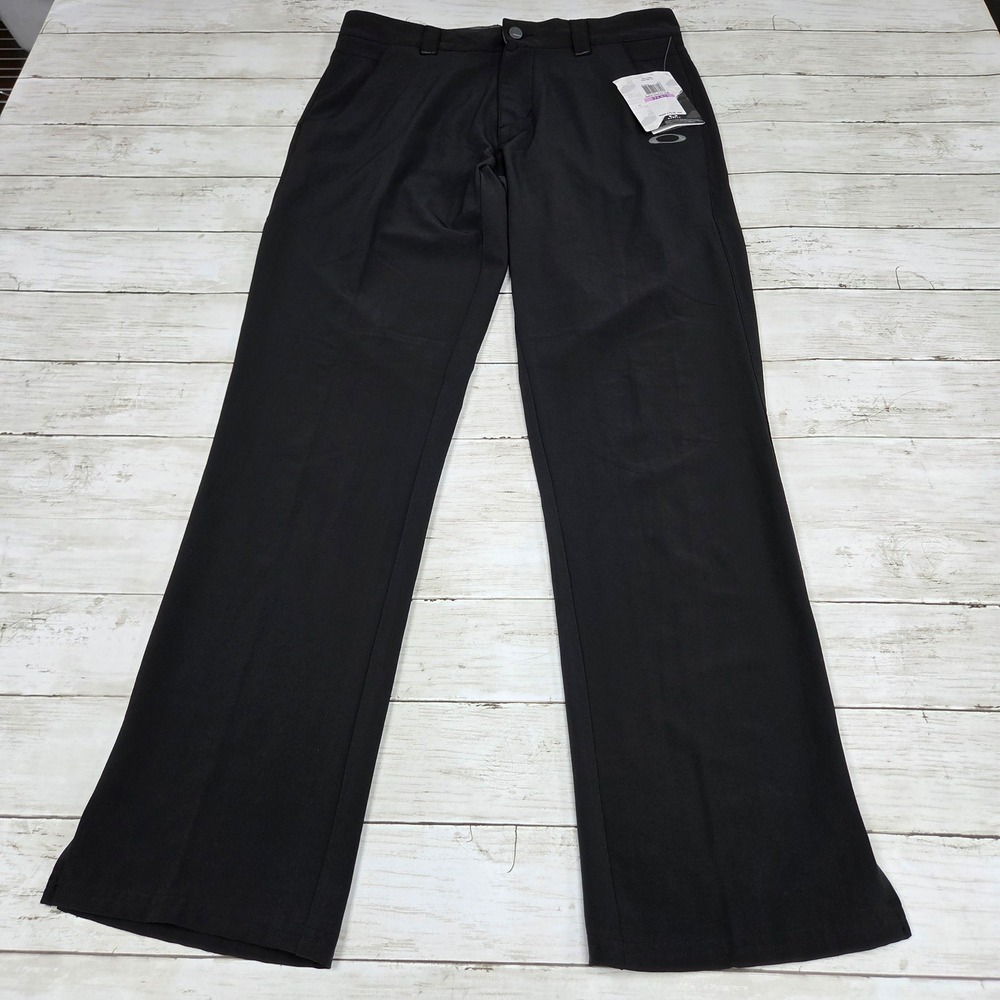 Oakley Take Pant 3.0 Golf Trousers Men 32x32 Jet Black Stretch O Hydrolix NEW